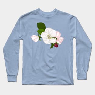 Apple blossom. Time for love and romance. Long Sleeve T-Shirt